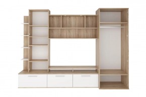 Стенка Денвер (СТЛ.151.01) Дуб сонома/Белый в Уфе - ufa.mebel24.online | фото 2