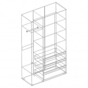 СТИЛ Шкаф 3-ств с 3 ящиками в Уфе - ufa.mebel24.online | фото 2