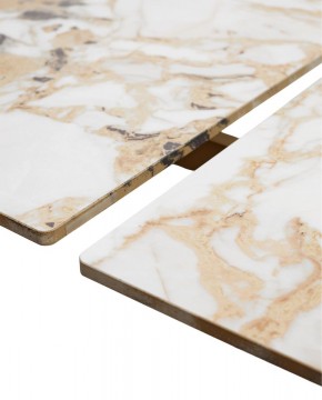 Стол ACERRA NEW 160 GLOSS GRAND JADE SOLID CERAMIC/ каркас цвета шампань, ®DISAUR в Уфе - ufa.mebel24.online | фото 8