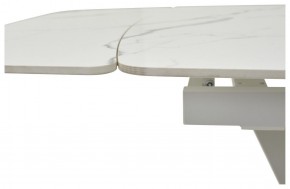 Стол ALATRI 120 GLOSS STATUARIO WHITE SOLID CERAMIC / WHITE, ®DISAUR в Уфе - ufa.mebel24.online | фото 3