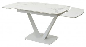 Стол ALATRI 120 GLOSS STATUARIO WHITE SOLID CERAMIC / WHITE, ®DISAUR в Уфе - ufa.mebel24.online | фото 9
