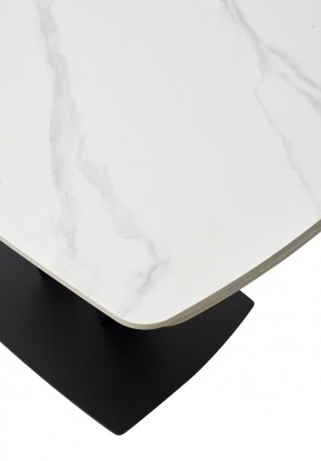 Стол ALATRI 120 MATT WHITE MARBLE SOLID CERAMIC / BLACK, ®DISAUR в Уфе - ufa.mebel24.online | фото 11