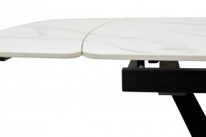 Стол ALATRI 120 MATT WHITE MARBLE SOLID CERAMIC / BLACK, ®DISAUR в Уфе - ufa.mebel24.online | фото 5