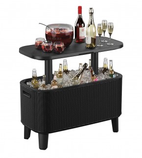 Стол Беви Бар (Bevy Bar Large Cool Bar), графит в Уфе - ufa.mebel24.online | фото 3