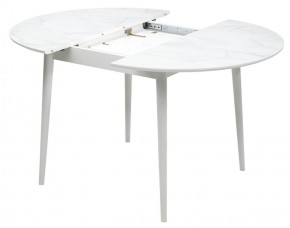 Стол BOLERO 105 см Жемчужный Перито (Белый Мрамор), HPL / Белый М-City в Уфе - ufa.mebel24.online | фото 8