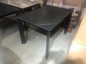 Стол CORNER 120 MATT BLACK MARBLE SOLID CERAMIC / BLACK, ®DISAUR в Уфе - ufa.mebel24.online | фото 10