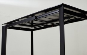 Стол CORNER 120 MATT BLACK MARBLE SOLID CERAMIC / BLACK, ®DISAUR в Уфе - ufa.mebel24.online | фото 2