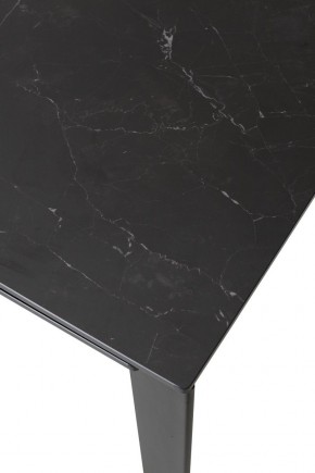 Стол CORNER 120 MATT BLACK MARBLE SOLID CERAMIC / BLACK, ®DISAUR в Уфе - ufa.mebel24.online | фото 5