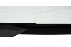 Стол CREMONA 180 KL-99 Белый мрамор матовый, итальянская керамика / черный каркас, ®DISAUR в Уфе - ufa.mebel24.online | фото 12