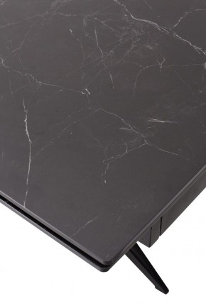 Стол FORIO 160 MATT BLACK MARBLE SOLID CERAMIC / BLACK, ®DISAUR в Уфе - ufa.mebel24.online | фото 9