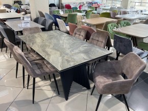 Стол IVAR 180 MARBLES KL-80 Серый мрамор, итальянская керамика, ®DISAUR в Уфе - ufa.mebel24.online | фото 11