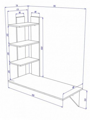 Стол компьютерный Домино Cross СтТ5 в Уфе - ufa.mebel24.online | фото 2