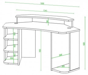 Стол компьютерный Домино Lite СК-160 в Уфе - ufa.mebel24.online | фото 2