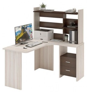 Стол компьютерный Домино Lite СКЛ-Угл130+НКЛ-120 в Уфе - ufa.mebel24.online | фото 2