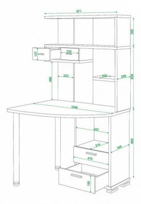 Стол компьютерный Домино нельсон СК-20 в Уфе - ufa.mebel24.online | фото 5