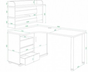 Стол компьютерный Домино нельсон СР-145М в Уфе - ufa.mebel24.online | фото 2