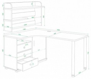 Стол компьютерный Домино нельсон СР-165М в Уфе - ufa.mebel24.online | фото 2