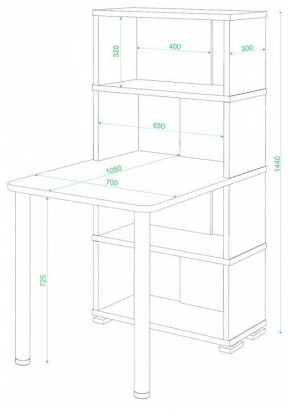 Стол компьютерный Домино СБ-10М/4 в Уфе - ufa.mebel24.online | фото 2