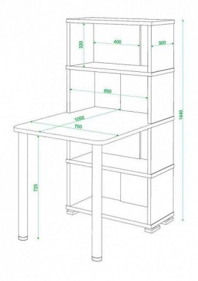 Стол компьютерный Домино СБ-10М4 в Уфе - ufa.mebel24.online | фото 3