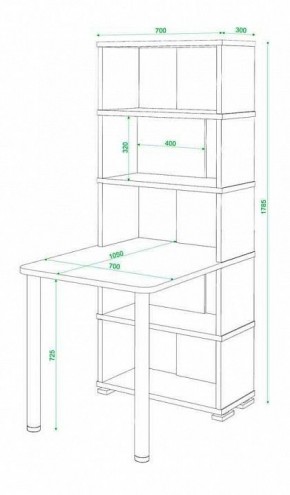 Стол компьютерный Домино СБ-10М5 в Уфе - ufa.mebel24.online | фото 3