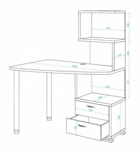 Стол компьютерный Домино СКМ-60 в Уфе - ufa.mebel24.online | фото 2