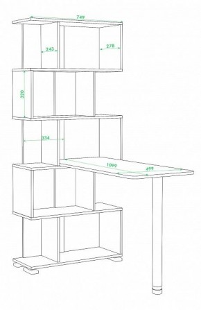 Стол компьютерный Домино СЛ-5СТ в Уфе - ufa.mebel24.online | фото 2