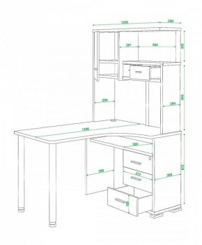 Стол компьютерный Домино СР-130 в Уфе - ufa.mebel24.online | фото 5