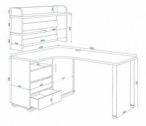 Стол компьютерный Домино СР-145М в Уфе - ufa.mebel24.online | фото 5