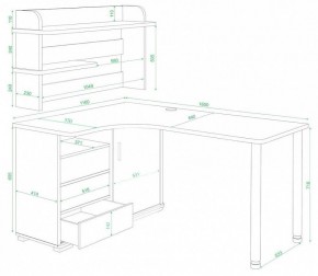 Стол компьютерный Домино СР-145М в Уфе - ufa.mebel24.online | фото 2