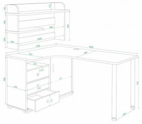 Стол компьютерный Домино СР-165М в Уфе - ufa.mebel24.online | фото 2