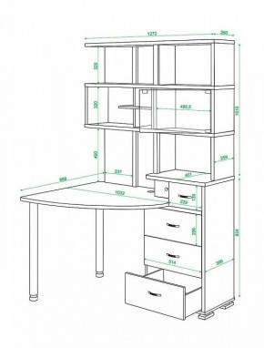 Стол компьютерный Домино СР-320 в Уфе - ufa.mebel24.online | фото 5