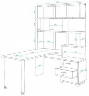 Стол компьютерный Домино СР-420/130 в Уфе - ufa.mebel24.online | фото 2