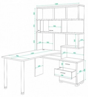 Стол компьютерный Домино СР-420/130 в Уфе - ufa.mebel24.online | фото 2