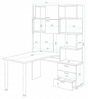 Стол компьютерный Домино СР-500М/140 в Уфе - ufa.mebel24.online | фото 2