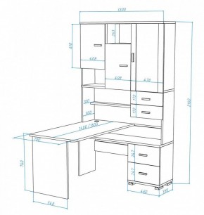 Стол компьютерный Домино СР-620/140 в Уфе - ufa.mebel24.online | фото 3