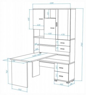 Стол компьютерный Домино СР-620-160 в Уфе - ufa.mebel24.online | фото 2