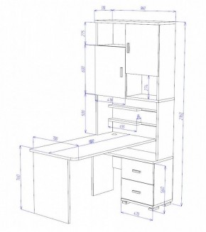 Стол компьютерный Домино СР-720/180 в Уфе - ufa.mebel24.online | фото 2