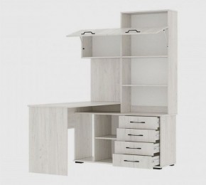 Стол компьютерный "ПКС-11" ЛЕВЫЙ (дуб крафт белый) в Уфе - ufa.mebel24.online | фото 2