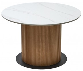 Стол MESA D120 цвет БЕЛЫЙ МРАМОР M326 / Каркас OAK, ®DISAUR в Уфе - ufa.mebel24.online | фото 7