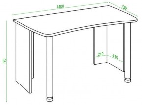 Стол офисный Домино lite СКЛ-Софт140 в Уфе - ufa.mebel24.online | фото 2