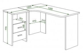 Стол письменный Домино Lite СКЛ-Угл 130 в Уфе - ufa.mebel24.online | фото 2