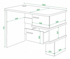 Стол письменный Домино СД-15С в Уфе - ufa.mebel24.online | фото 3