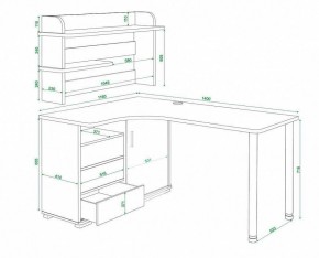 Стол письменный Домино СР-145СМ в Уфе - ufa.mebel24.online | фото 5