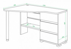 Стол письменный Домино СР-322С в Уфе - ufa.mebel24.online | фото 2