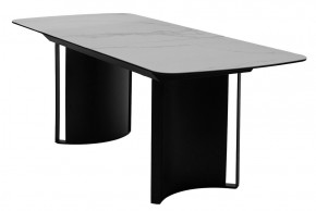 Стол RASMUS 160 TL-45 Белый мрамор, испанская керамика / черный каркас, ®DISAUR в Уфе - ufa.mebel24.online | фото 4
