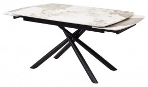 Стол RIVOLI 140 GLOSS LUXURY PANDORA SOLID CERAMIC / BLACK, ®DISAUR в Уфе - ufa.mebel24.online | фото 5