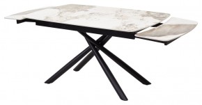 Стол RIVOLI 140 GLOSS LUXURY PANDORA SOLID CERAMIC / BLACK, ®DISAUR в Уфе - ufa.mebel24.online | фото 6