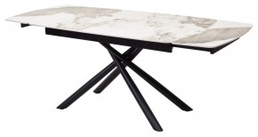 Стол RIVOLI 140 GLOSS LUXURY PANDORA SOLID CERAMIC / BLACK, ®DISAUR в Уфе - ufa.mebel24.online | фото 7