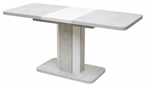 Стол STORK 120 Белый бетон/ Белый М-City в Уфе - ufa.mebel24.online | фото 1