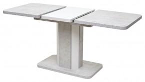 Стол STORK 120 Белый бетон/ Белый М-City в Уфе - ufa.mebel24.online | фото 3